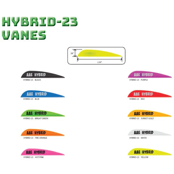 AAE HYBRID 23 VANES (12 pk)