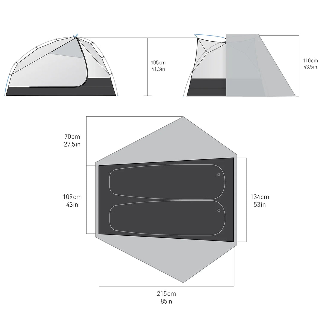 Sea to Summit Telos Plus Freestanding Ultralight Tent