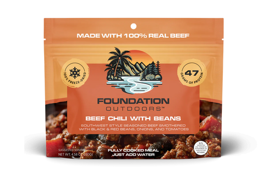 FOUNDATION Outdoors Beef Chili with Beans