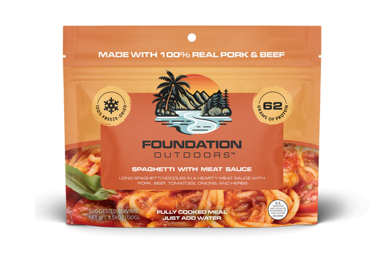 FOUNDATION Outdoors Spaghetti with Meat Sauce