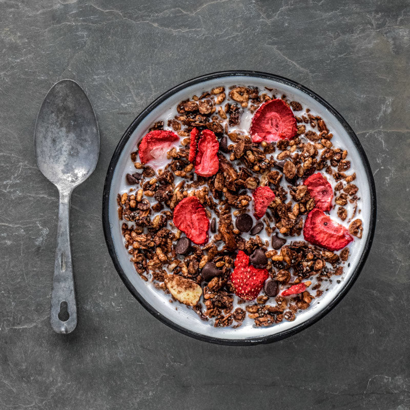 Alpen Fuel Chocolate Strawberry Granola Breakfast