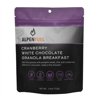 Alpen Fuel Cranberry White Chocolate Granola Breakfast (nut-free)