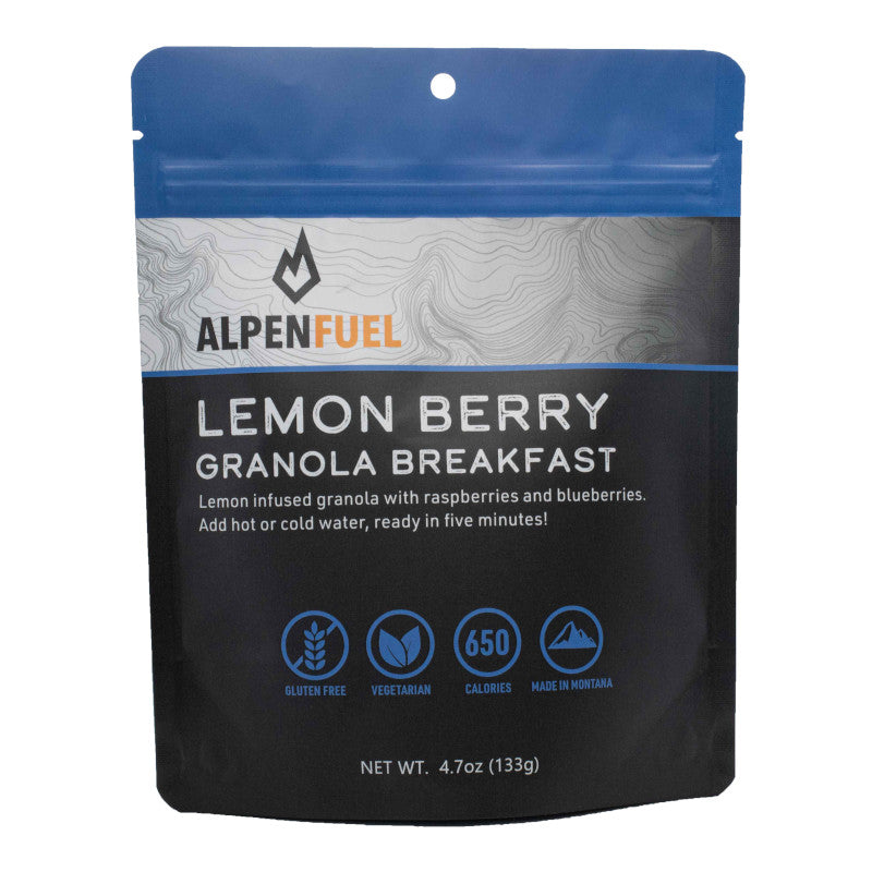 Alpen Fuel Lemon Berry Granola Breakfast