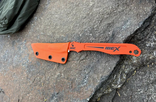 Goat Knives The Hunter Orange IBEX Mini