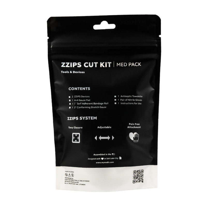 My Medic ZZips Cut Kit Med Pack Back