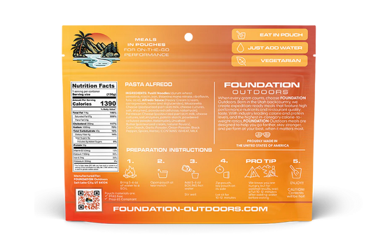 FOUNDATION Outdoors Pasta Alfredo