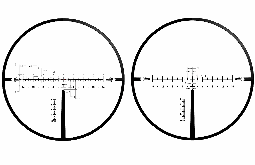 REVIC Acura RS25i Rifle Scope 5-25x50 Illuminated