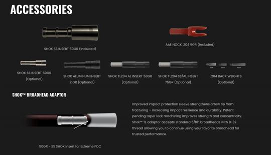 RIP TKO BARE SHAFTS - Dozen pack