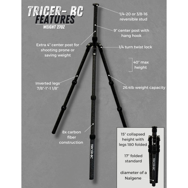 TRICER-BC Backcountry Tripod