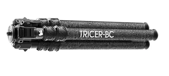 Black tripod with 'TRICER-BC' branding on a white background