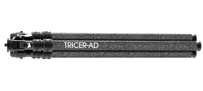 Black tripod with 'TRICER-AD' branding on a white background