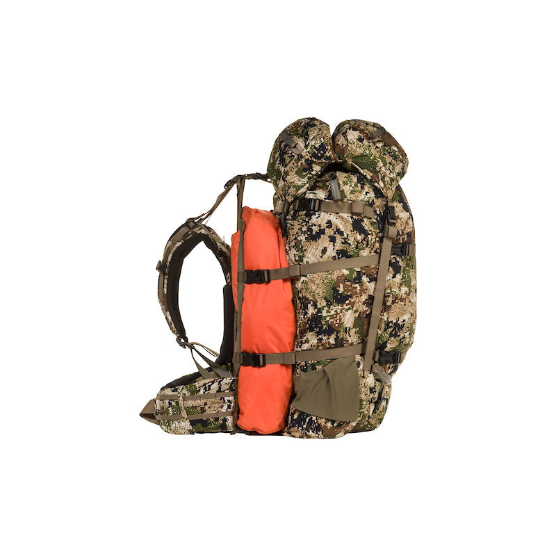 Mystery Ranch Beartooth 80 Color Subalpine Camo Full Pack and additional carrying capacity