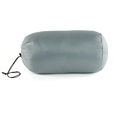 The OSFA Stone Glacier 15 Degree Chilkoot Sleeping Bag fully compressed and placed within its storage sack.