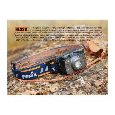 Fenix HL32R Rechargeable Headlamp