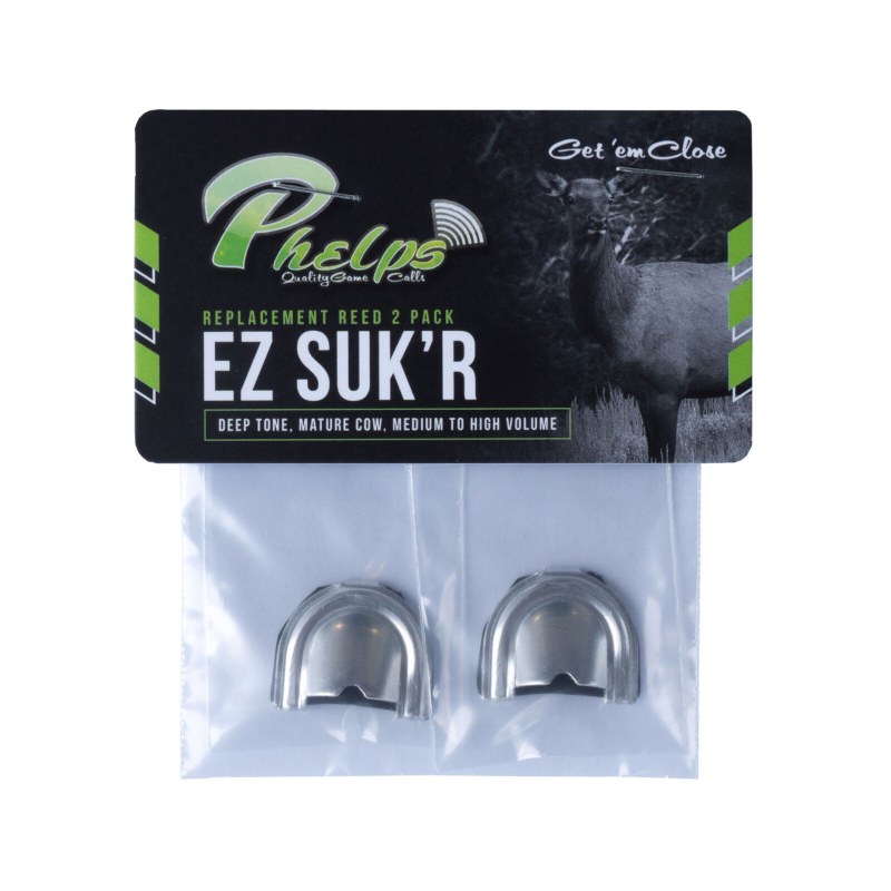 Phelps EZ SUK'R Replacement Reed Mature Cow 2 pack