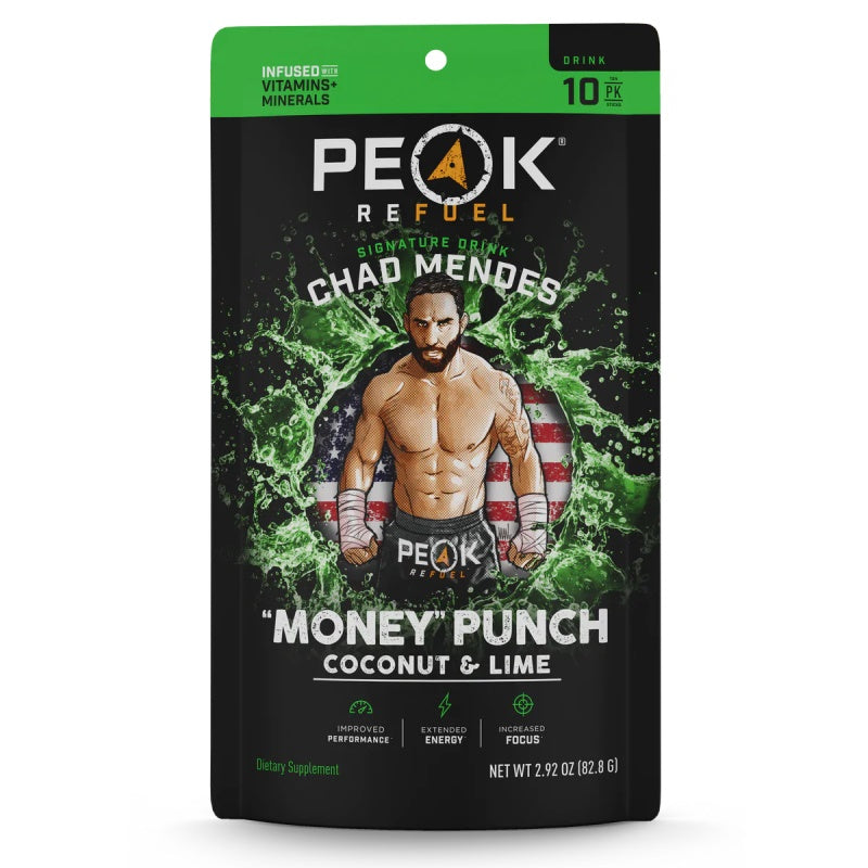 Peak Refuel "Money" Punch Coconut & Lime Energy Drink