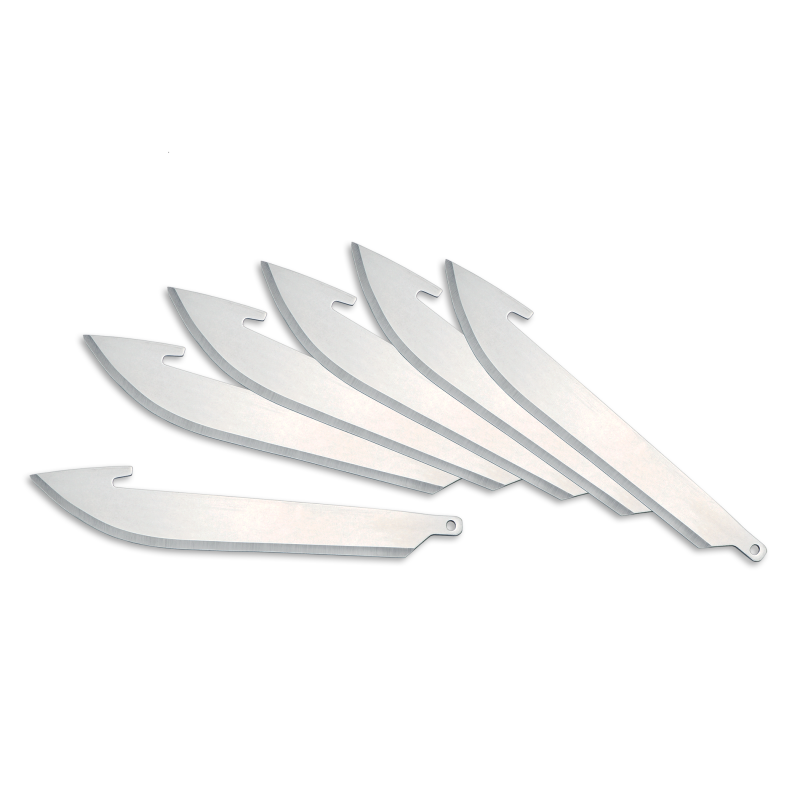 Outdoor Edge 3.0" Drop-Point Blade 6 Pack