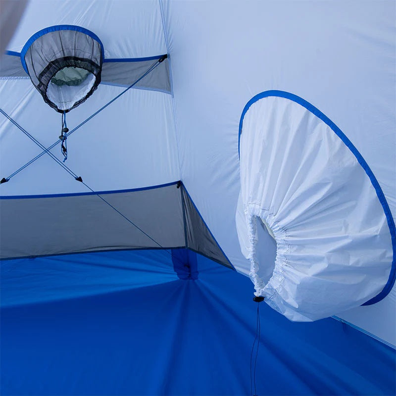 An interior view of the vents found within the Stone Glacier Sky Solus 1P Tent.