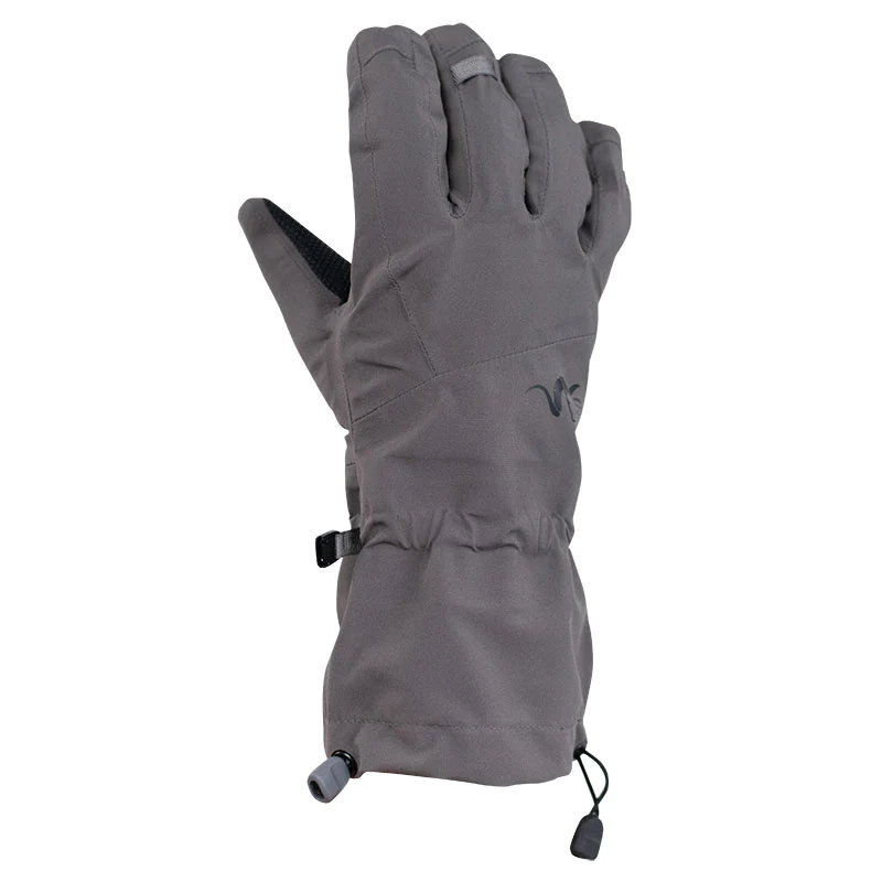 Stone Glacier Altimeter Gloves Granite Grey back
