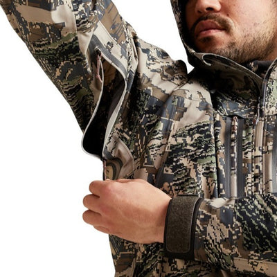 Sitka Stormfront jacket Open Country pit detail