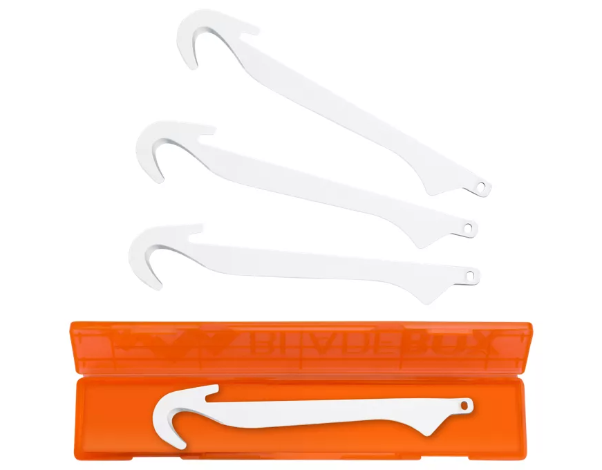 Gutted Razor Outdoor Edge RAZOR-SAFE Gutting Blades 4 Pack – Gear Fool