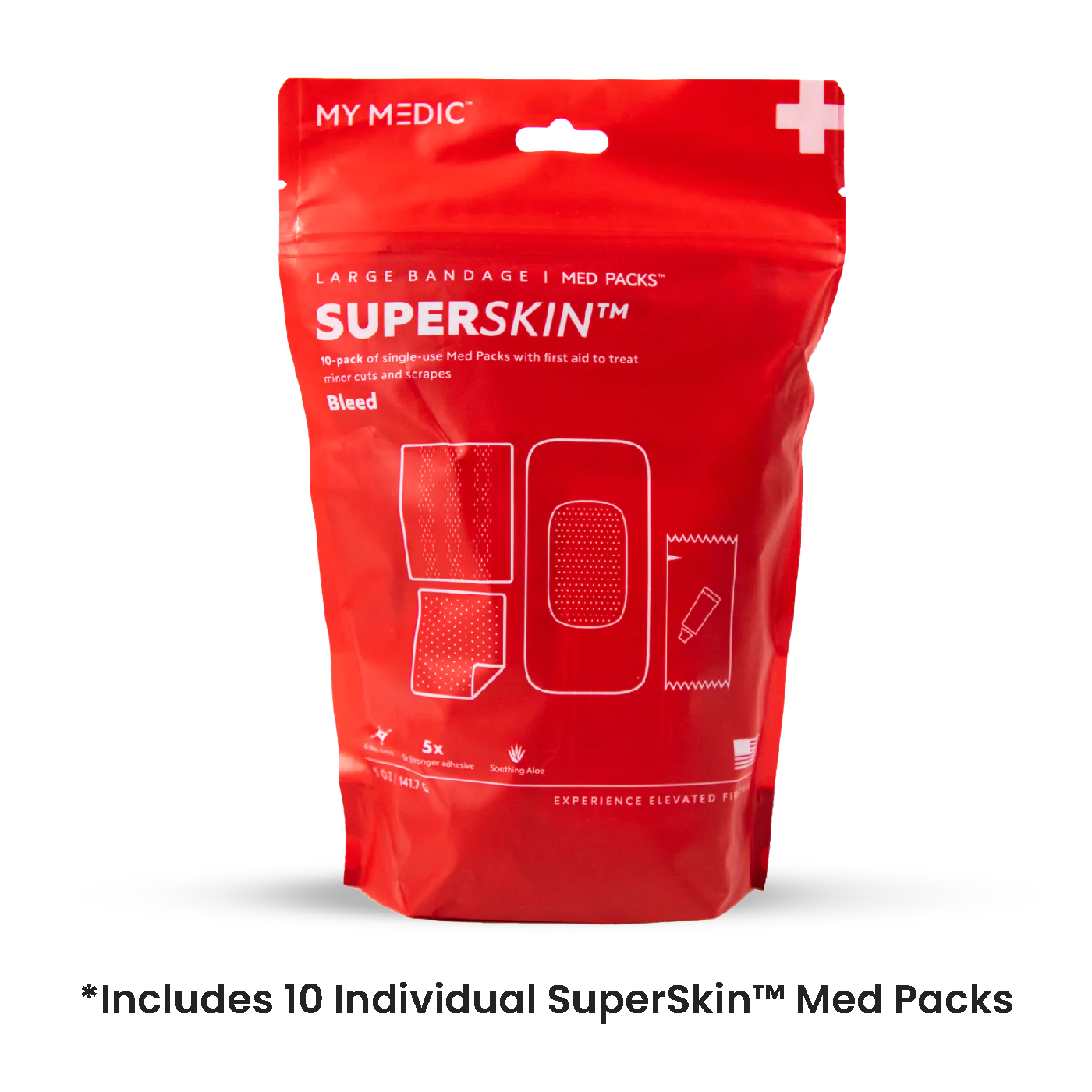 My Medic SuperSkin Large Bandage 10 Pack
